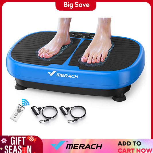#1 EMS Vibration Plate for Pain Relief, Weight Loss & Better Sleep – MERACH Lymphatic Drainage & Fat